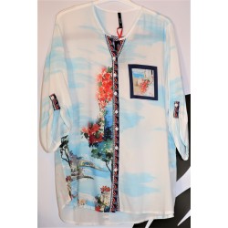 Didelio dydžio marškiniai vasarai (Viskozė 100%)